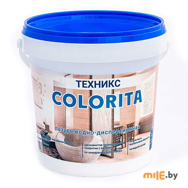 Лазурь по дереву Техникс Colorita ВД-АК-1 (белое дерево) 1 кг