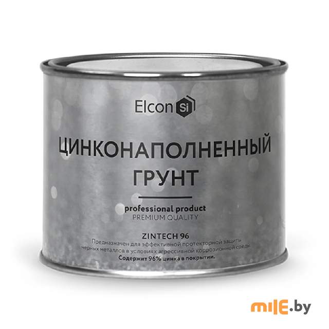 Грунт-эмаль цинконаполненная Elcon Zintech 96% (серый) 1 кг