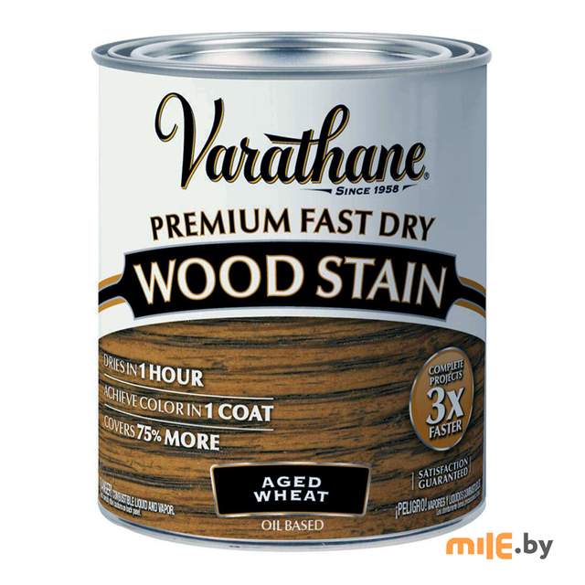 Масло Varathane FAST DRY быстросохнущее тонирующее 0,236 л (спелая пшеница)