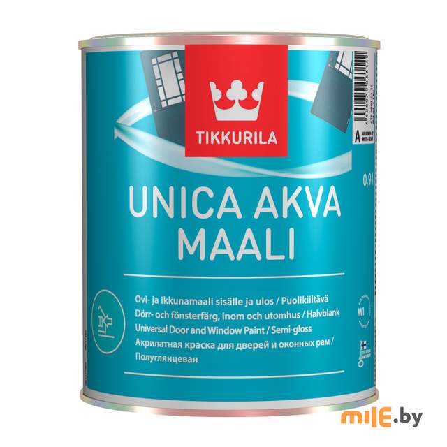 Краска под колеровку Tikkurila Уника Аква C 0,9 л (1,08 кг)
