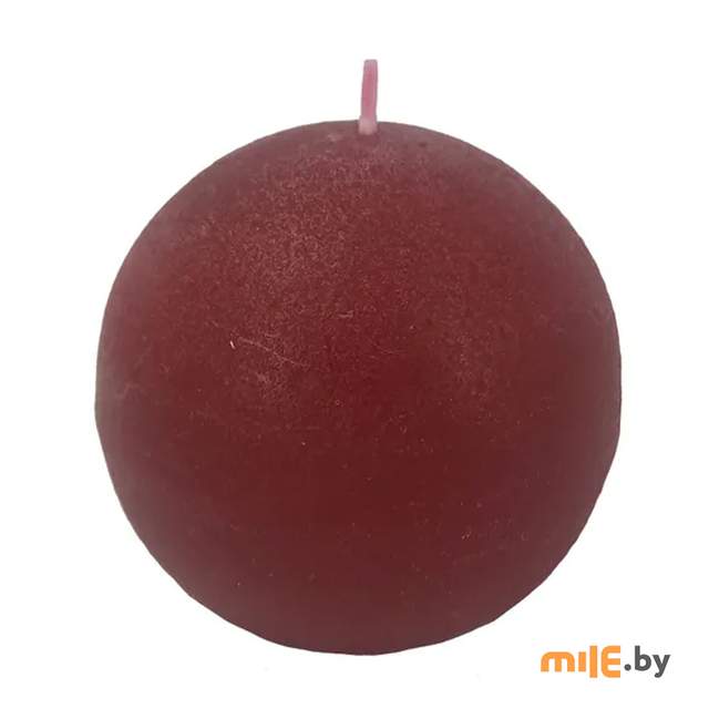 Свеча декоративная Melt (7,5 см) бургундия
