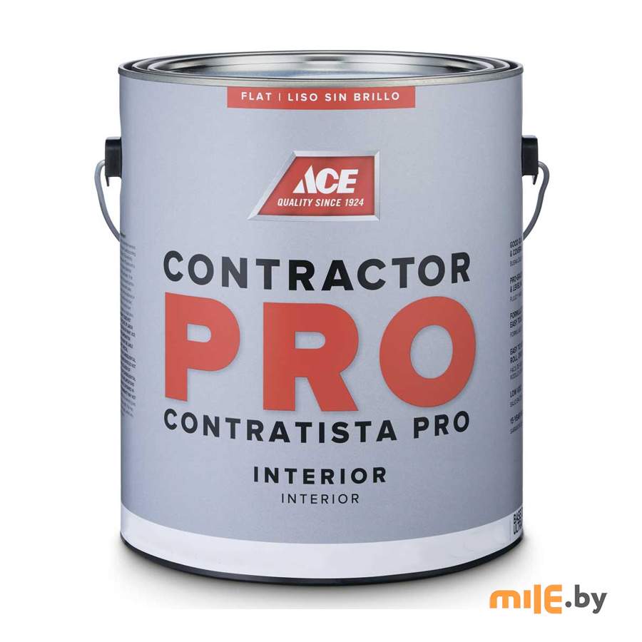 Краска под колеровку Ace Contractor Pro Flat Interior (246B433-6) 3,78 л