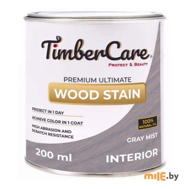 Масло тонирующее для дерева TimberCare 350009 (серая дымка) 0,2 л