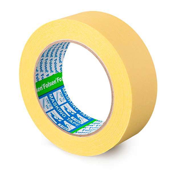 Лента малярная Folsen желтая 60oC 38мм x 50м 02338