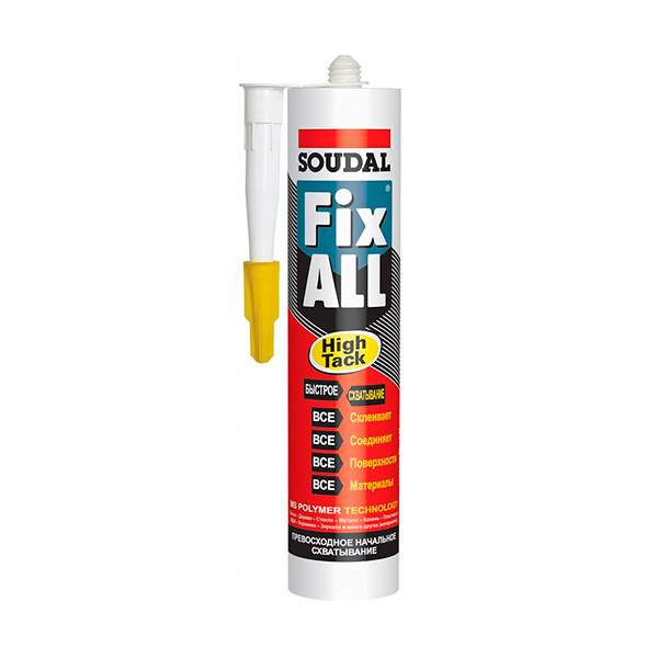 Клей-герметик гибридный Soudal Fix All High Tack (белый) 290 мл