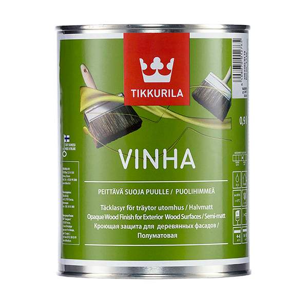 Антисептик Tikkurila Vinha полуматовая 0,9 л (прозрачный)