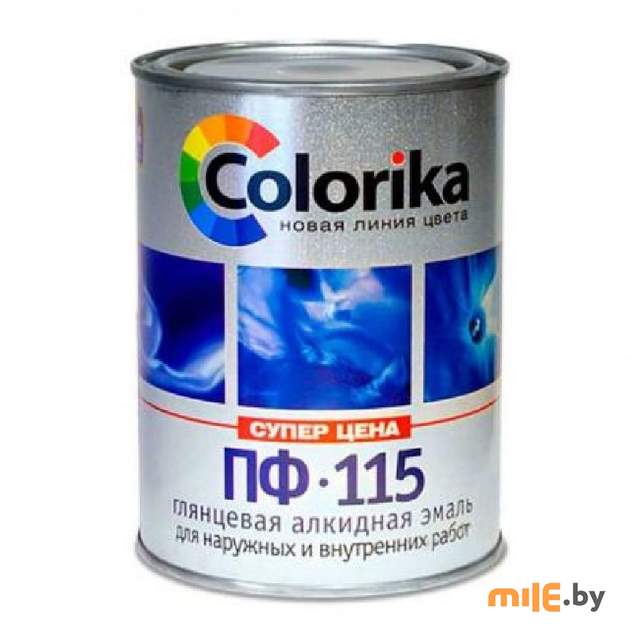 Эмаль ПФ-115 Colorika белая 0,9 кг