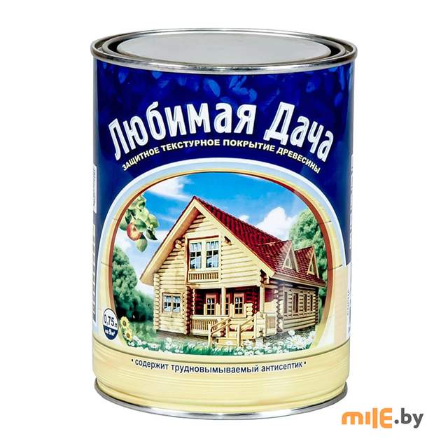 Защитный состав Любимая дача для дерева (белый) 0,75 л