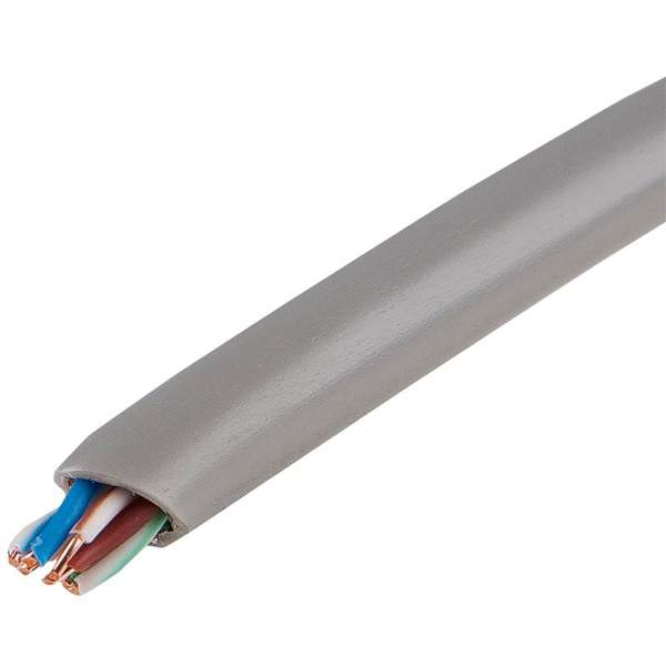 Кабель коаксиальный CAT 5E FTP серый
