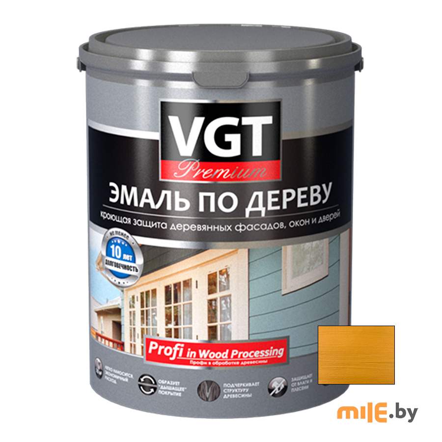 Эмаль VGT ВД-АК-1179 Профи охра 1 кг