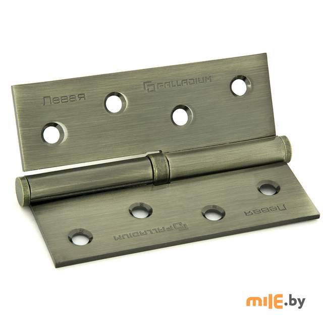 Петля PALLADIUM N 613-S-4" AB антик бронза левая