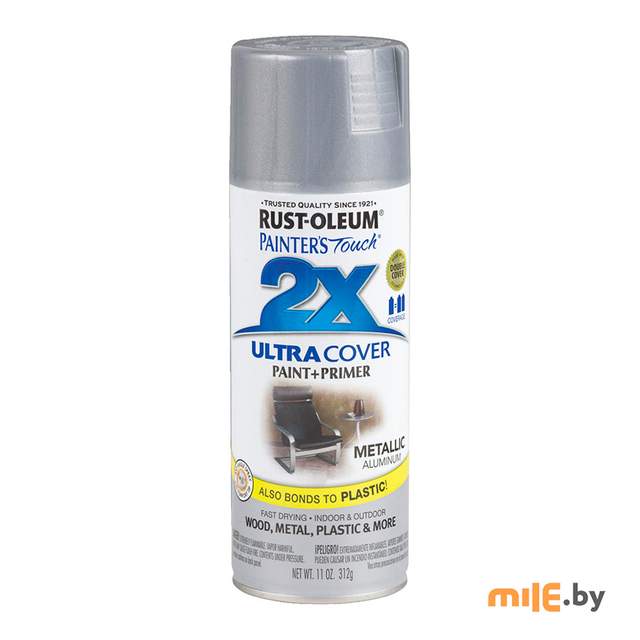 Аэрозольная краска Rust-Oleum Painters Touch 249128 340 мл (алюминиевый металлик)
