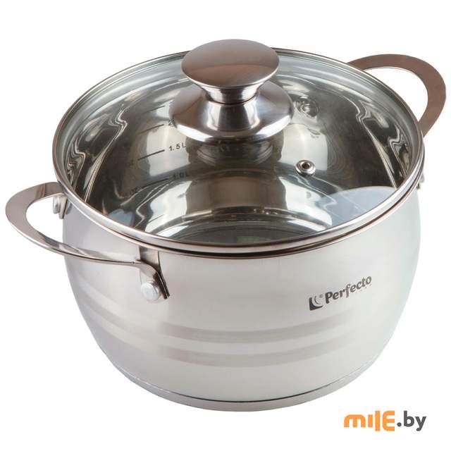 Кастрюля из нерж.стали, 3.1 л, ф 20 x 10, серия ARCELIA (Арселия), PERFECTO LINEA, арт.50-120100
