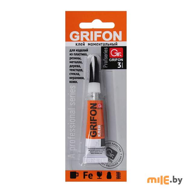 Суперклей Grifon моментальный 3 г