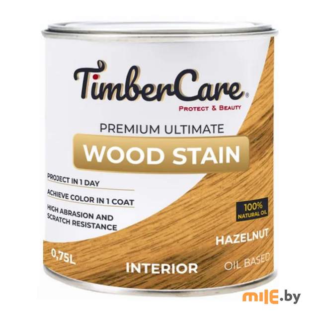 Масло тонирующее для дерева TimberCare 350016 (лесной орех) 0,75 л