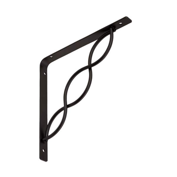 Кронштейн с витой перекладиной WPRP 200 200x200 black 523701