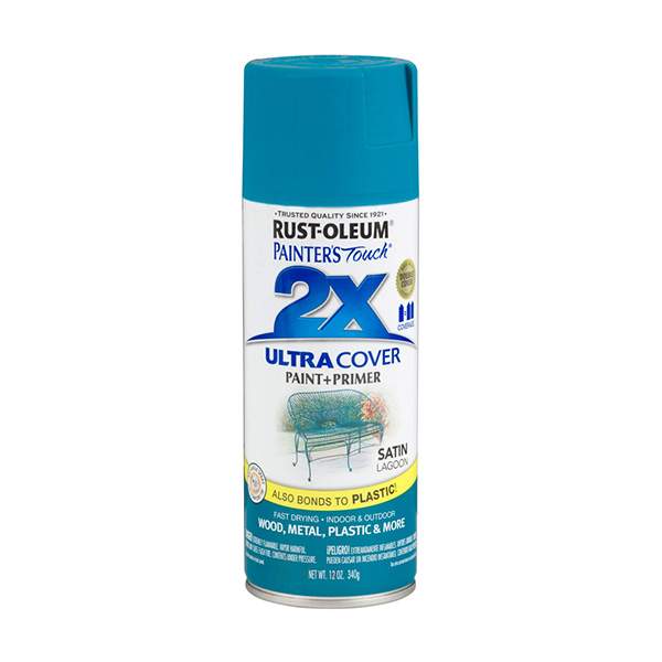 Краска акрило-алкидная Rust-Oleum Painters Touch Ultra Cover 2X 257461 глянцевая (голубая лагуна)