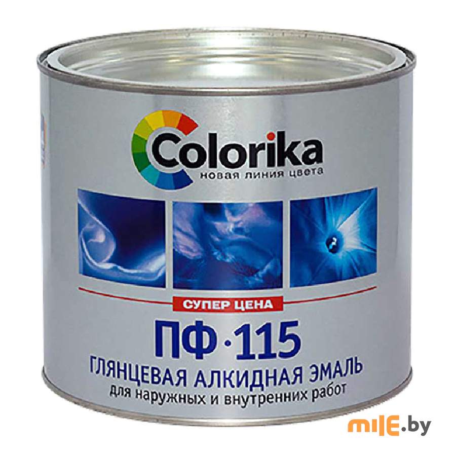 Эмаль ПФ-115 Colorika белая матовая 1,9 кг