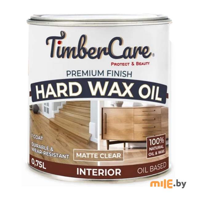 Защитное масло с твердым воском TimberCare 350052 (матовое) 0,75 л