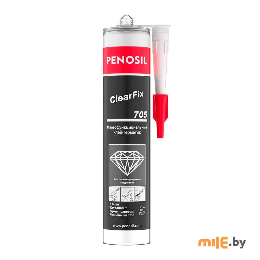Клей-герметик гибридный Penosil ClearFix 705 прозрачный 290 мл
