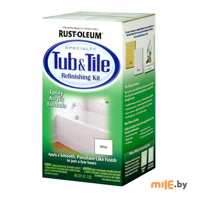 Эмаль для ванн и кафельной плитки Rust-Oleum (7860519) 1,18 л