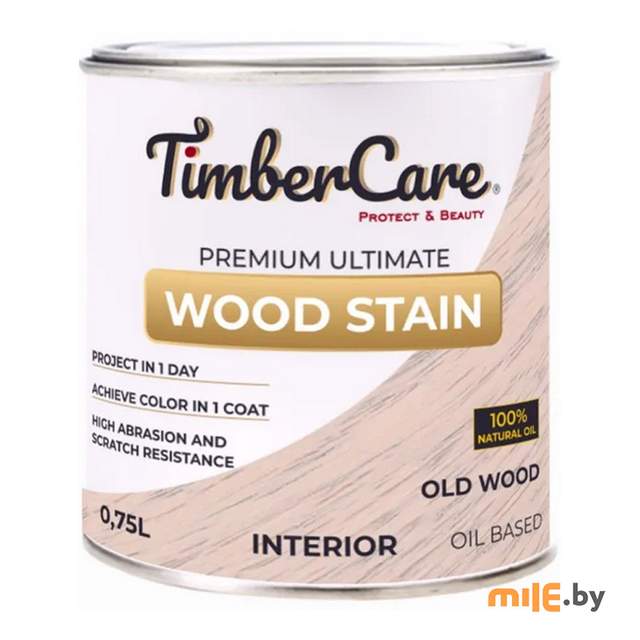 Масло тонирующее для дерева TimberCare 350008 (старинное дерево) 0,75 л