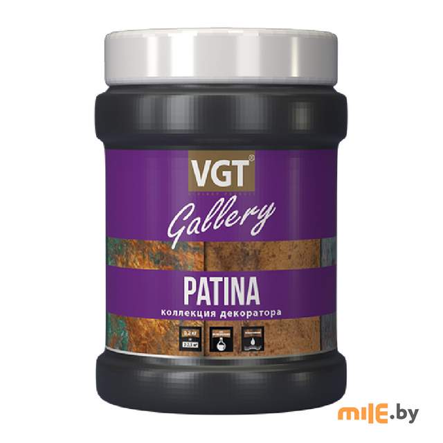 Состав лессирующий матовый с эффектом чернения VGT Patina 0,2 кг