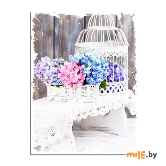 Репродукция на холсте Styler White Cage CA-01171 60x80 см