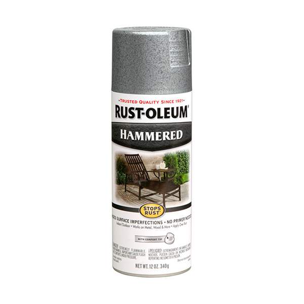 Эмаль антикоррозийная Rust-Oleum Hammered 7213830 матовая (серебряный)