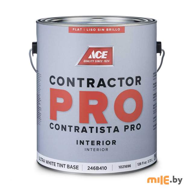 Краска под колеровку Ace Contractor Pro Flat Interior 246B440-6 (Nentral Base) 3,78 л