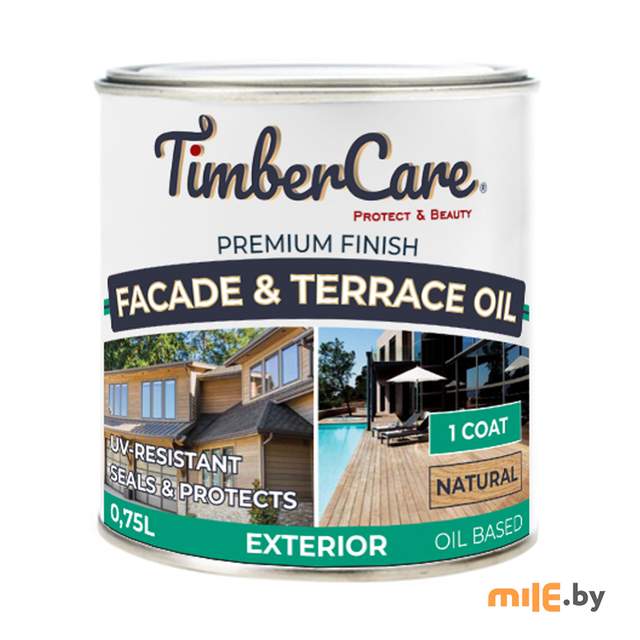 Масло для фасадов и террас TimberCare 350047 (натуральный)  0,75 л