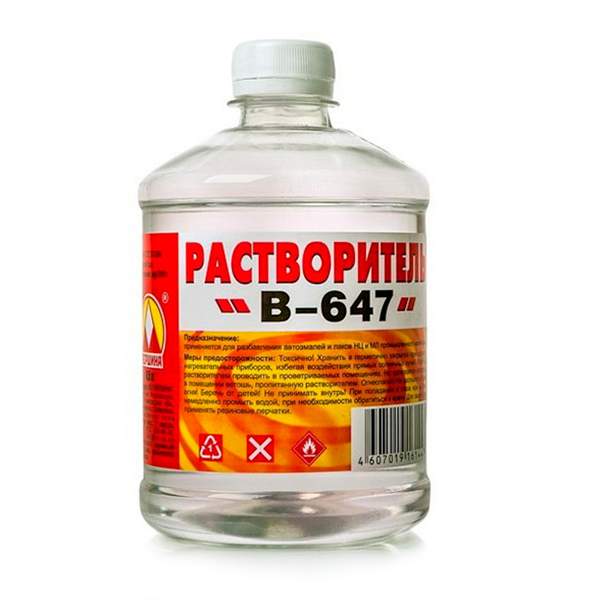 Растворитель Вершина В-647 0,5 л