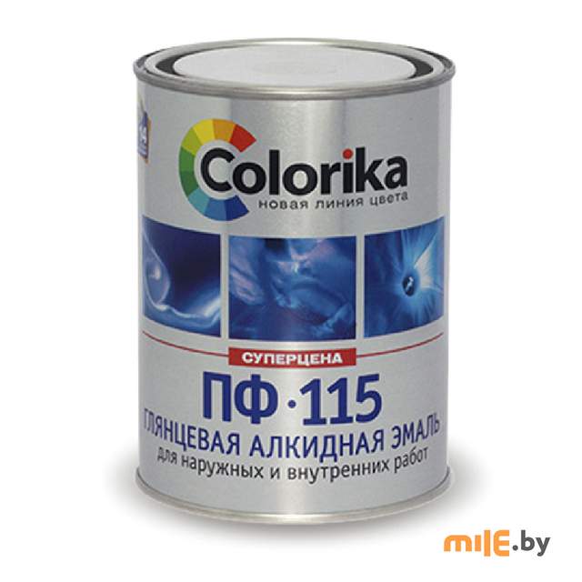 Эмаль ПФ-115 Colorika коричневая 2,7 кг
