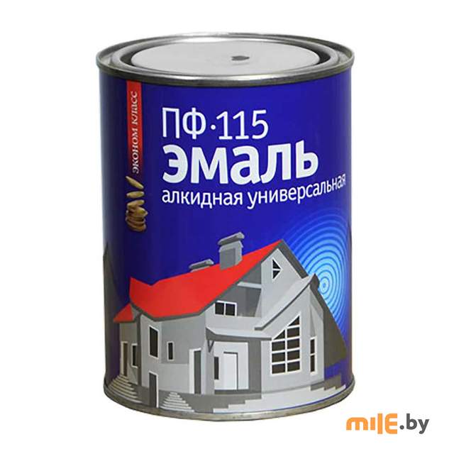 Эмаль Эконом ПФ-115 алкидная универсальная салатовая 0,8 кг