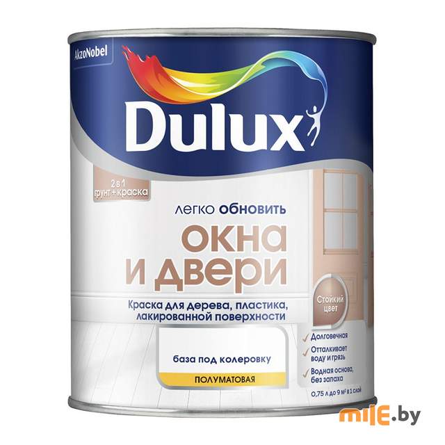 Краска Dulux Окна и Двери (5327289) 0,75 л