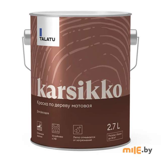 Краска по дереву Talatu Karsikko (база С) 2,7 л