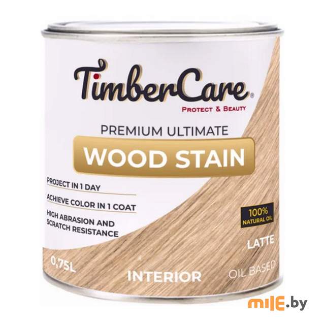 Масло тонирующее для дерева TimberCare 350018 (латте) 0,75 л