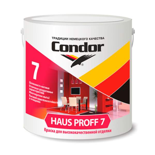 Краска Condor ВД Хаус профессиональная 3 3,25кг