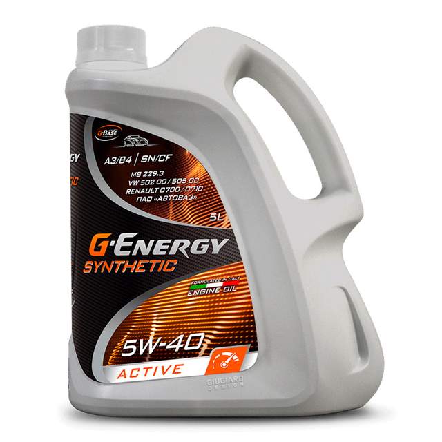 Масло моторное G-Energy SyntheticActive 5W-40 5 л
