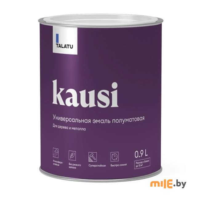 Эмаль универсальная полуматовая Talatu Kausi (база А) 0,9 л