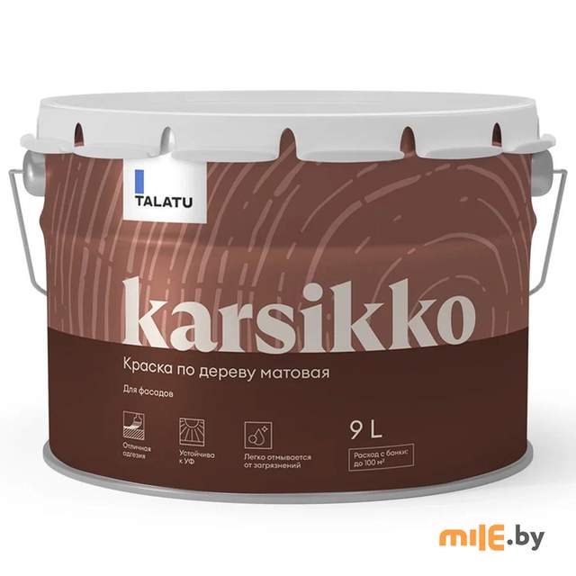 Краска по дереву Talatu Karsikko (база С) 9 л