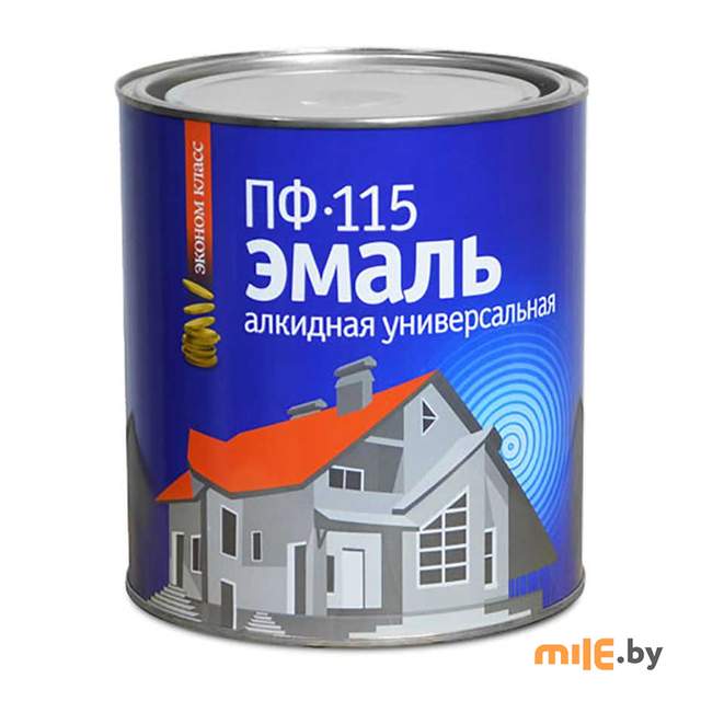 Эмаль Эконом ПФ-115 алкидная универсальная белая 1,8 кг