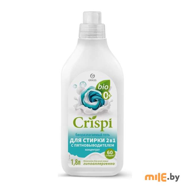 Гель для стирки Grass Eco Crispi 2 в 1 с пятновыводителем концентрат (125940) 1,8 л