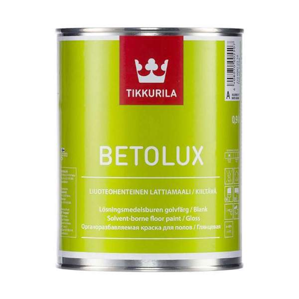 Краска под колеровку алкидная Tikkurila Бетолюкс A глянцевая 0,9