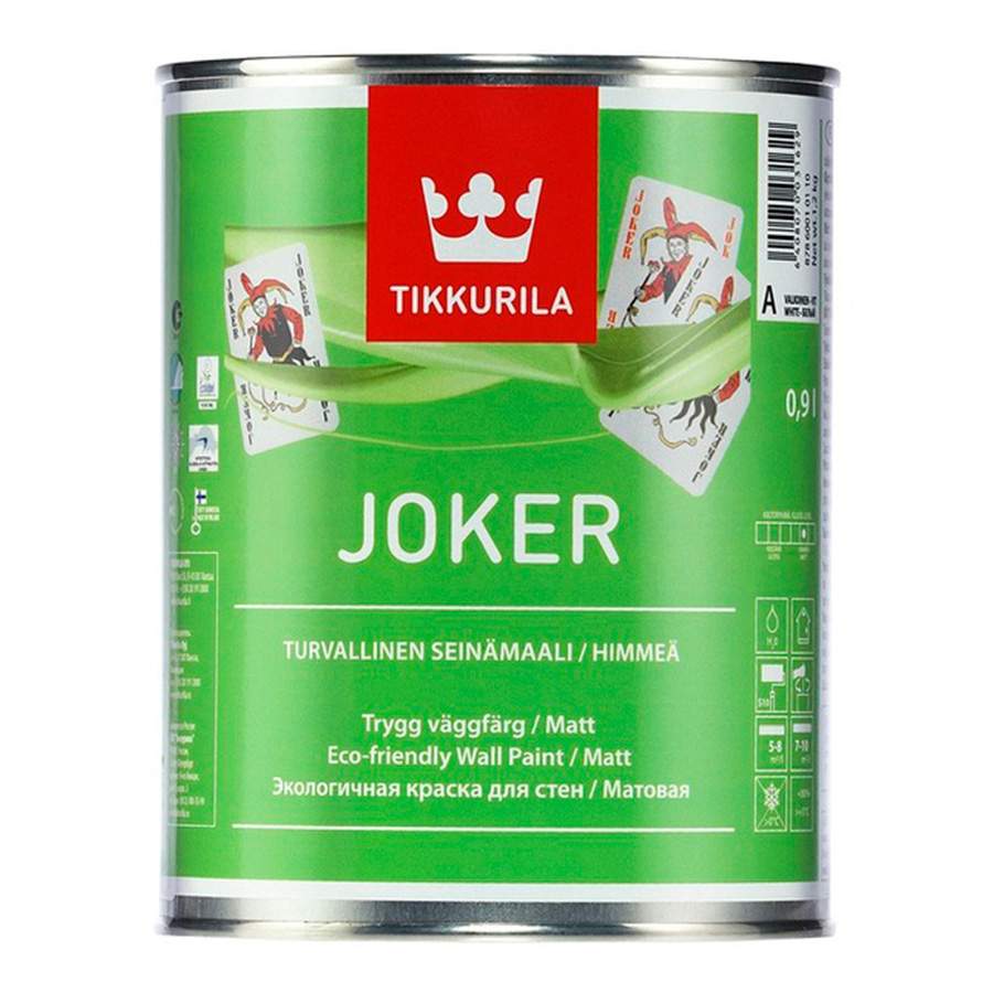 Краска акрилатная Tikkurila Eco-Joker (Эко-Джокер) 0,9 л