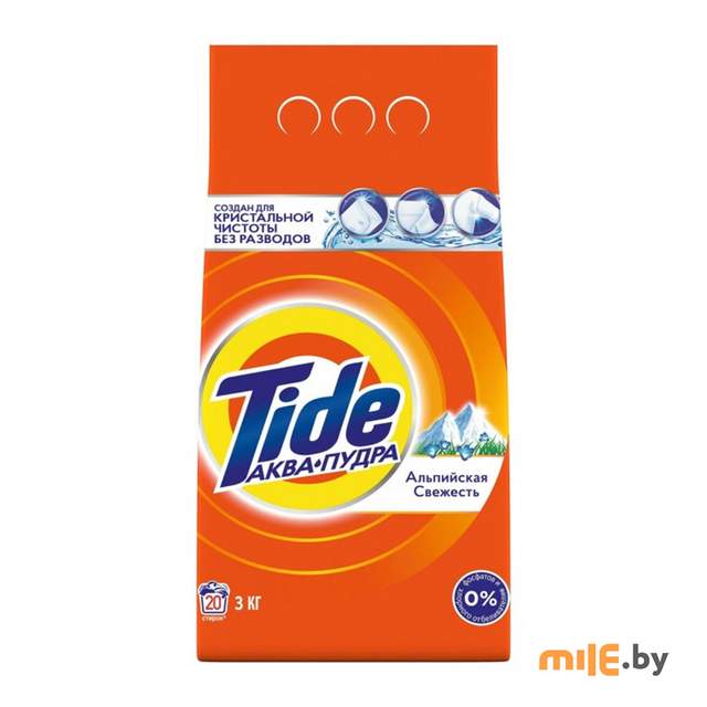 Стиральный порошок автомат Tide Альпийская свежесть 3 кг