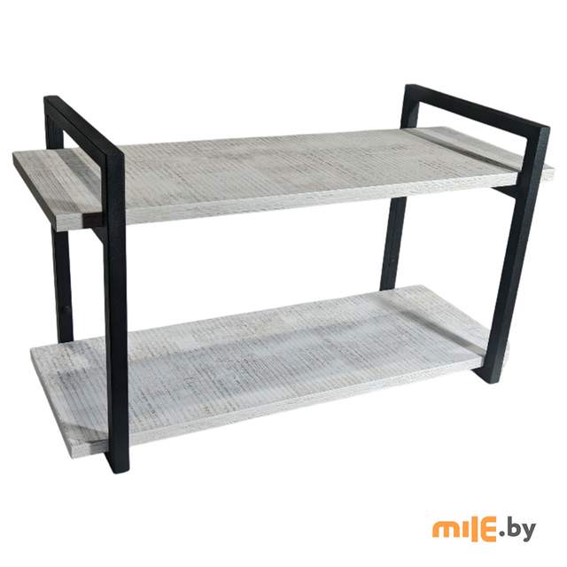 Полка настенная Allerd 2 Rion (чёрный, энигма)