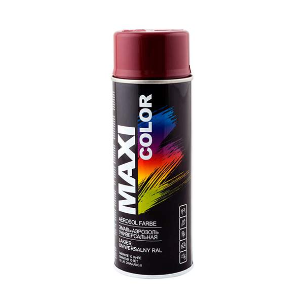 Аэрозольная эмаль Maxi Color 3005MX (бордовый)