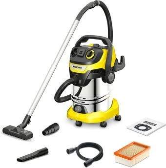 Пылесос Karcher WD 6 P S V 1.628-360.0 (желтый, хром)