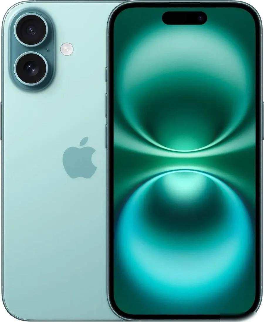 Телефон Apple iPhone 16 128GB (бирюзовый)